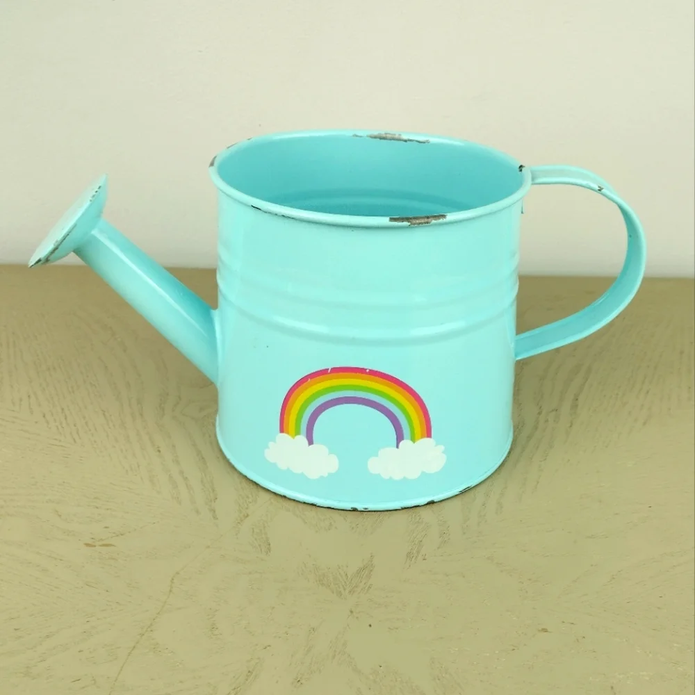 Rainbow Blue Watering Can for Kids - Picture 1 of 8